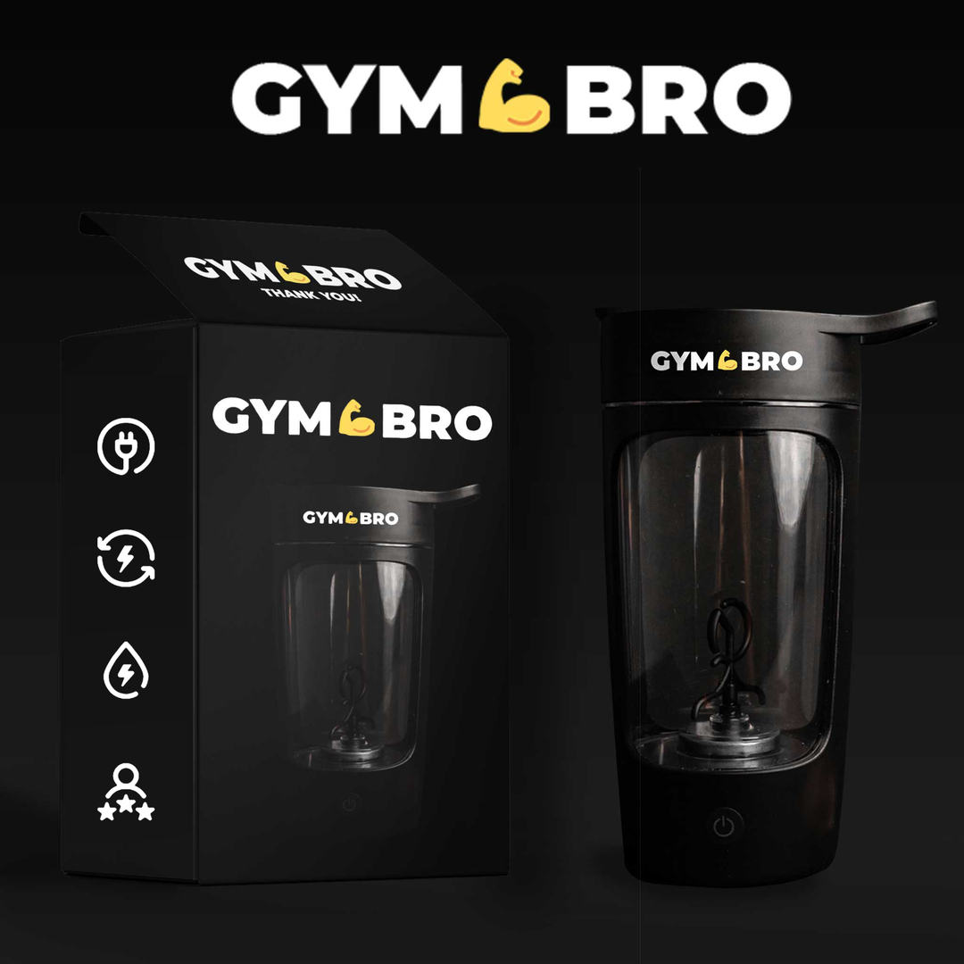 Gym Bro Electric Protein Mixer Self Cleaning Shaker Bottle Winter Sale